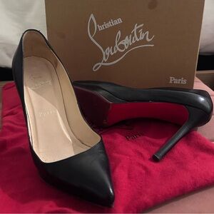 Christian Louboutin Black Pigalle Plato Pumps